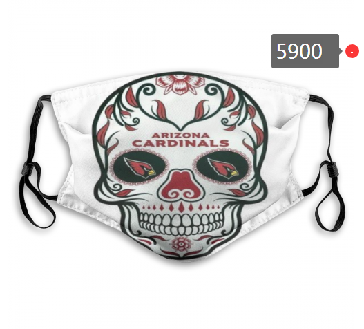 2020 NFL Arizona Cardinals #1 Dust mask with filter->mlb dust mask->Sports Accessory